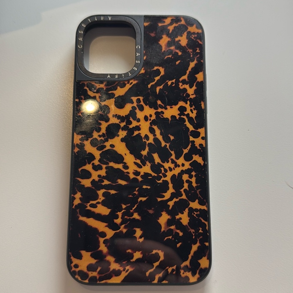 iPhone 11 Pro Marble Case in Tortoise Shell